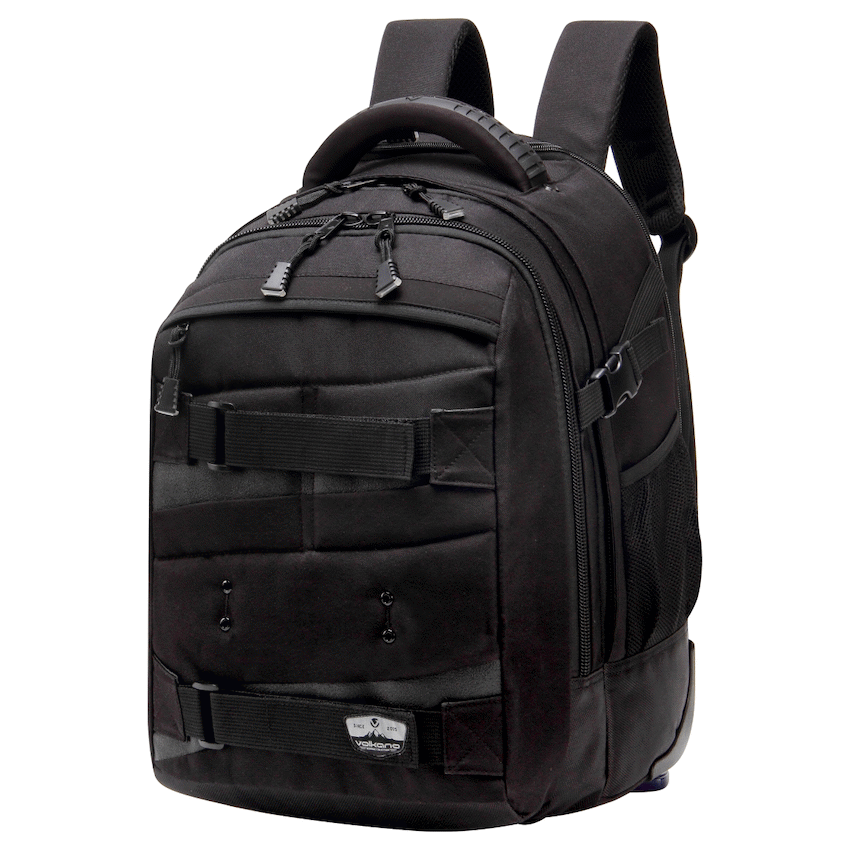 Volkano Bamm Trolley Backpack 18l - Black