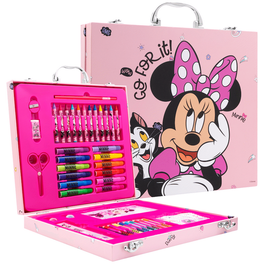 42-Piece Colouring Stationery Briefcase - Minnie Mouse