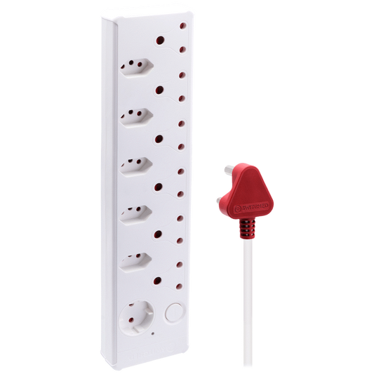 Switched Medium Surge 12-Way Multiplug 0.5m