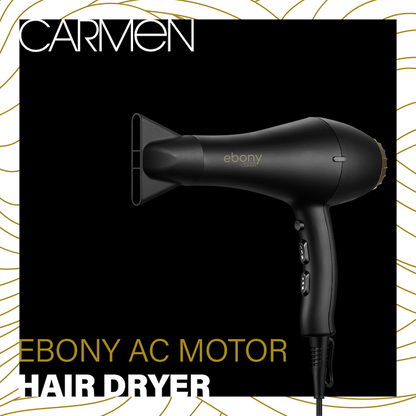 Carmen Ebony AC Motor Hair Dryer