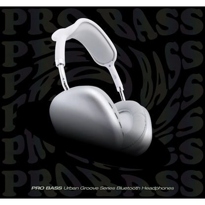 Pro Bass Urban Groove Series Bluetooth Headphones  - White