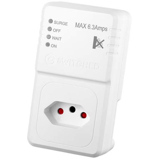 Switched 1-Way TV Surge Adaptor with SANS 164-2