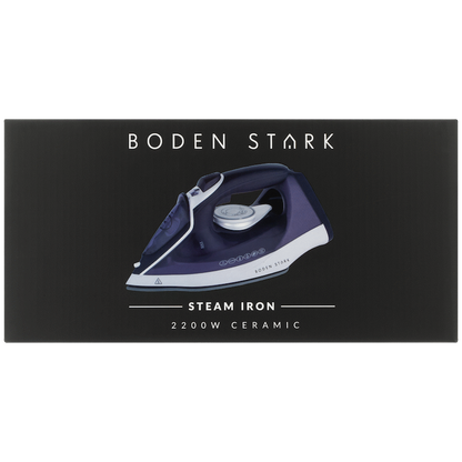 Boden Stark Ceramic Steam Iron - Purple