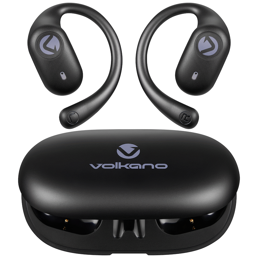 Volkano Stride 2 Air Conduction True Wireless Earphones - Black