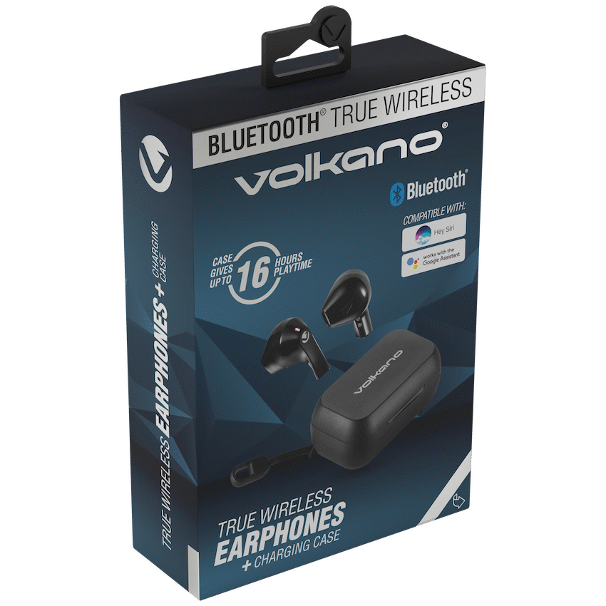 Volkano Equinox Series True Wireless Earphones - Black