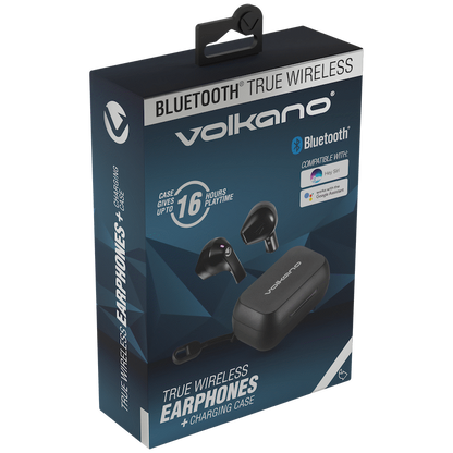 Volkano Equinox Series True Wireless Earphones - Black