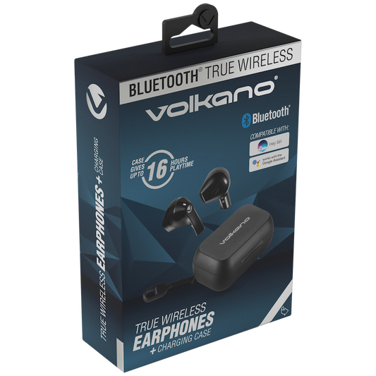 Volkano Equinox Series True Wireless Earphones - Black