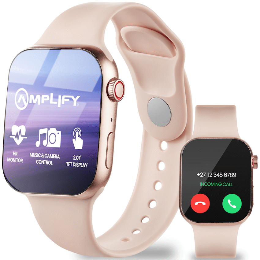 Amplify Challenge Series Square Smartwatch - Gold