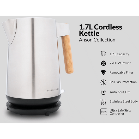 Boden Stark Anson Collection 1.7l 2000w SS Kettle