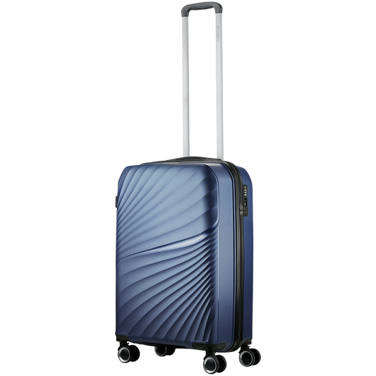 Travelwize Quartz PP 55cm 4-Wheel Spinner Luggage - Navy