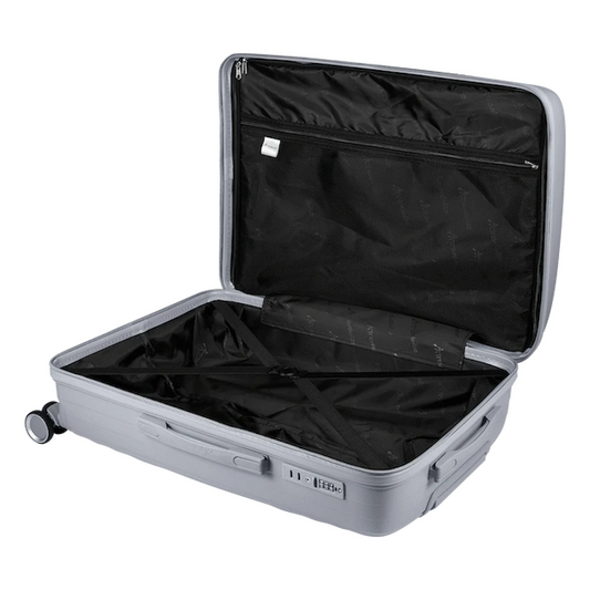 Travelwize Ripple PP 4-Wheel Spinner 55cm Luggage - Platinum