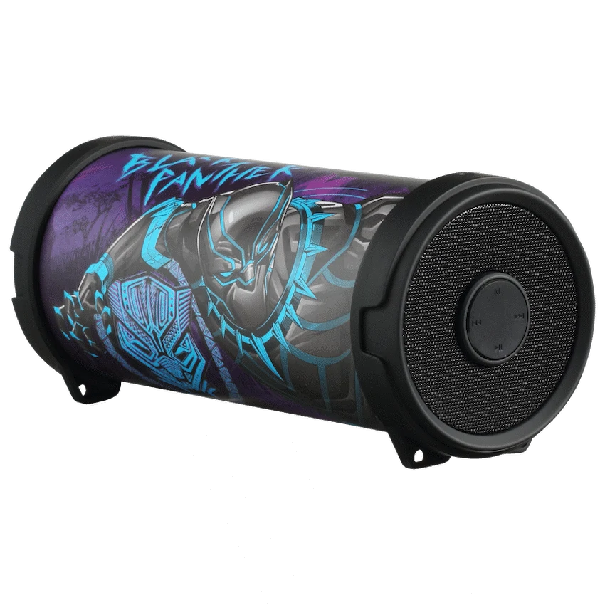 Marvel Mini Tube Bluetooth Speaker - Black Panther
