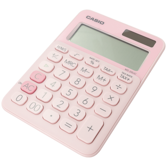 Casio MS-20UC - Desktop Calculator - 12-Digit - Pink