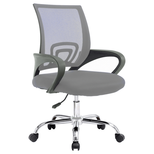 Everfurn Swift Mid Back Chair - Grey