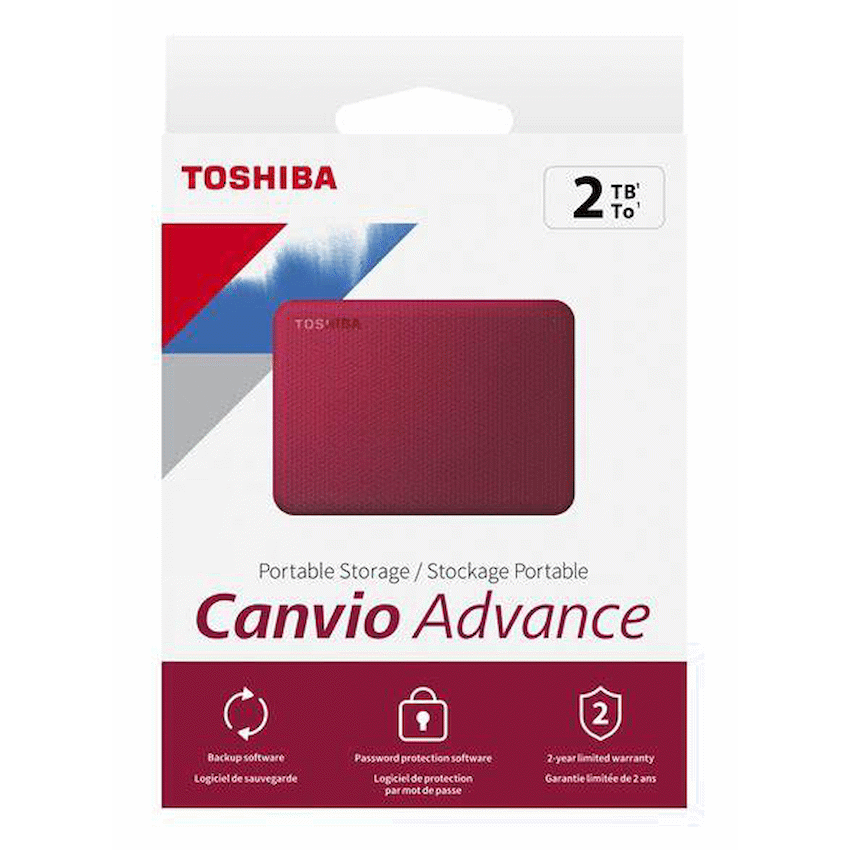 Toshiba Canvio Advance 2tb 2.5" USB 3.2 - Red