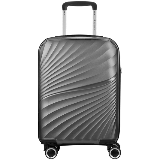 Travelwize Quartz PP 76cm 4-Wheel Spinner Luggage - Silver