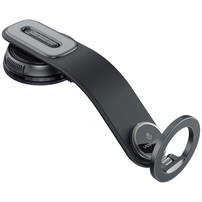 Volkano Arcmount Bendable Dash Mount Magnetic Phone Holder - Black