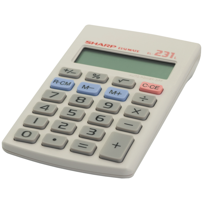 Sharp EL231 LB Pocket Calculator