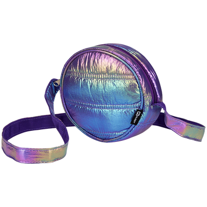 Quest Puffer Cross Body Bag - Purple
