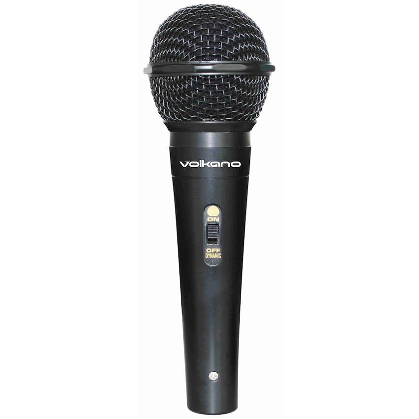 Volkano Ace Series Metal Wired Dynamic Vocal Microphone - Black