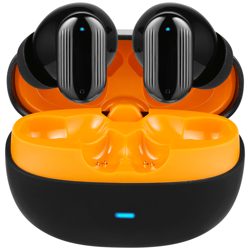 Pro Bass Flex Series TWS Earphone - Black + Orange