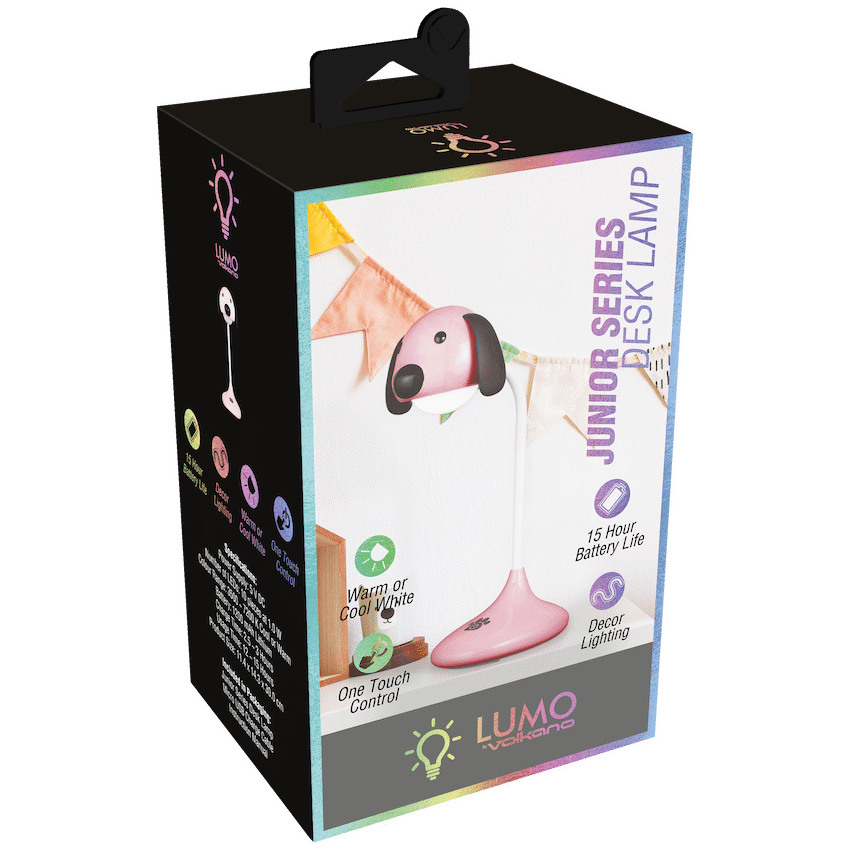 Lumo Neon Series LED Desk Lamp - Pink Dog