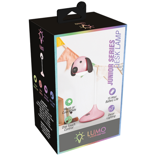Lumo Neon Series LED Desk Lamp - Pink Dog