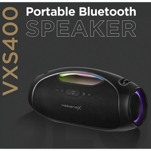 VolkanoX VXS400 Portable Bluetooth Speaker - Black
