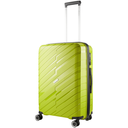 Travelwize Java PP 4-Wheel Spinner 65cm Luggage - Lime