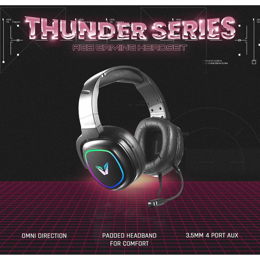 VX Gaming Maverick series Gaming Headset RGB