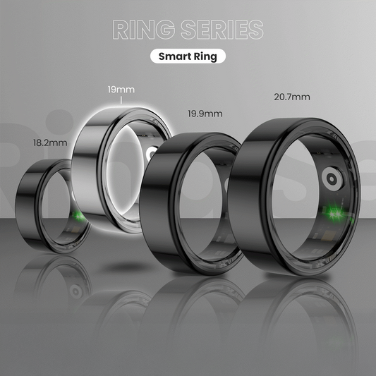 Volkano Ring Series Smart Ring with Charging Case - 19.1mm