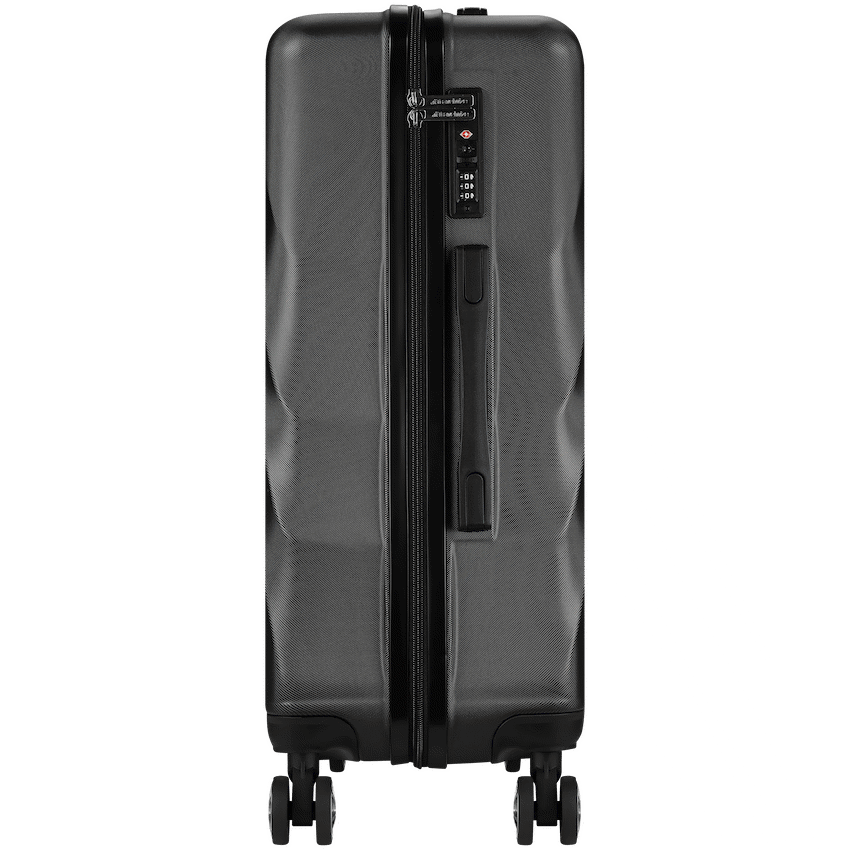 Travelwize Terra ABS 67cm 4-Wheel Spinner Luggage - Black