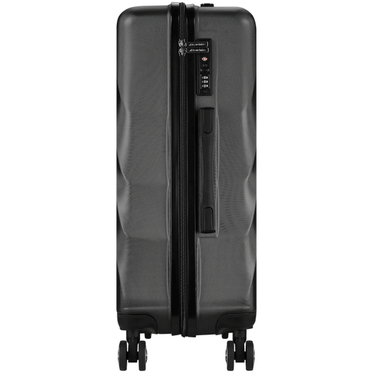 Travelwize Terra ABS 67cm 4-Wheel Spinner Luggage - Black