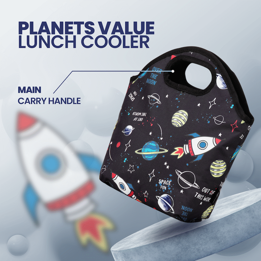 Quest Planets Value Lunch Cooler Black