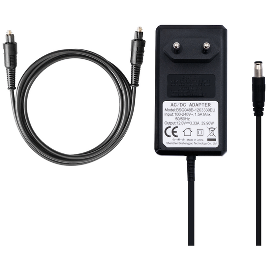 Volkano Power Supply and 3m Toslink Cable Bundle