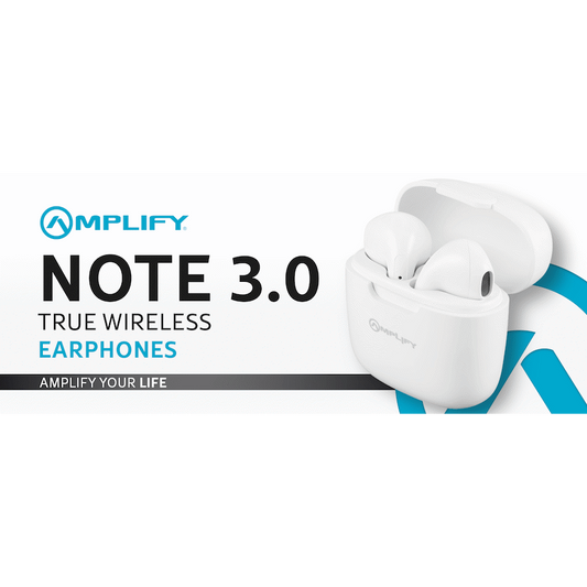 Amplify Note 3.0 Series TWS Earphones - White