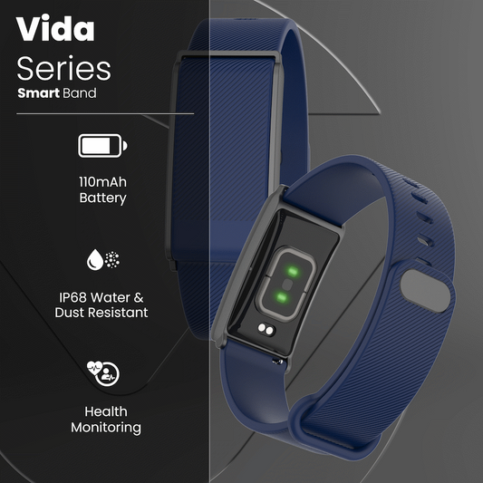 Volkano Vida Series  Smart Band -Navy