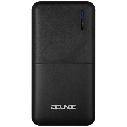 Bounce Juiced Series 10000mah Power Bank - Black