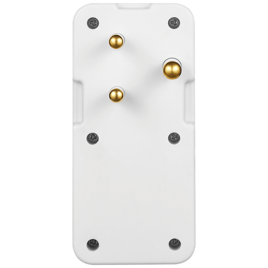 Switched 3-Way Medium Surge Adaptor - White