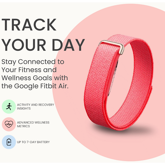 Google Fitbit Air Fitness Activity Tracker Band - Berry