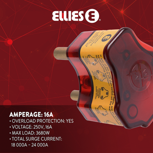 Ellies Re-wireable High Surge Plug Top