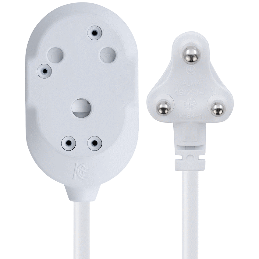 SWITCHED HEAVY DUTY Back To Back(BTB) EXTENSION LEADS 10M