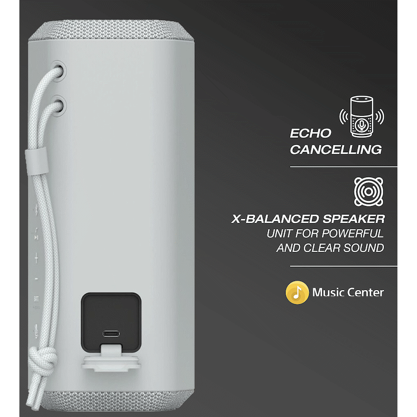 Sony SRS-XE200 (Light Grey) Portable Wireless Speaker