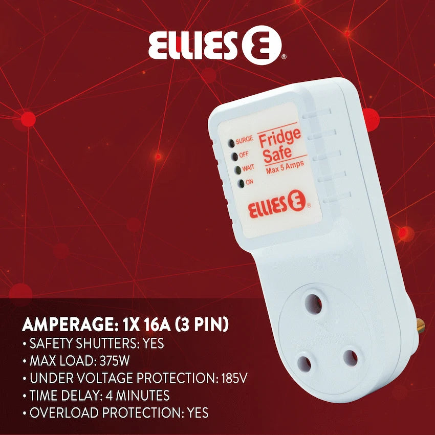 Ellies High Surge Fridge Safe Adaptor