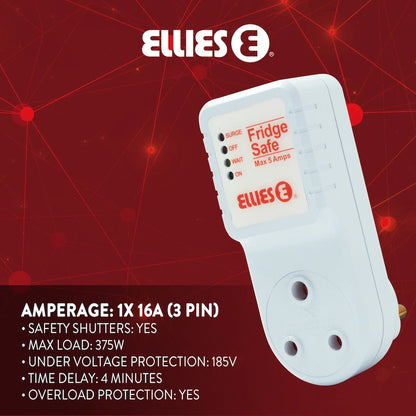 Ellies High Surge Fridge Safe Adaptor