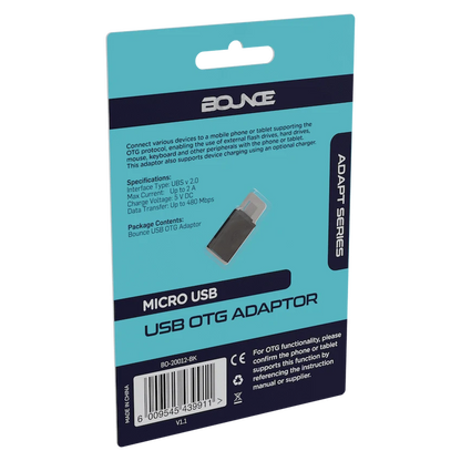 Bounce Adapt Series Micro USB OTG Adaptor