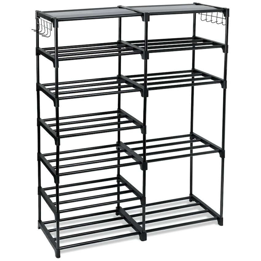 Everfurn Myra Show Rack - Black