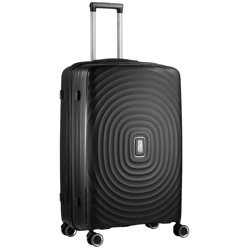 Travelwize Ripple PP 4-Wheel Spinner 65cm Luggage - Black