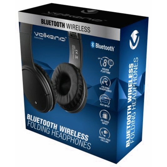 Volkano Cosmic Series Bluetooth Headphones - Black