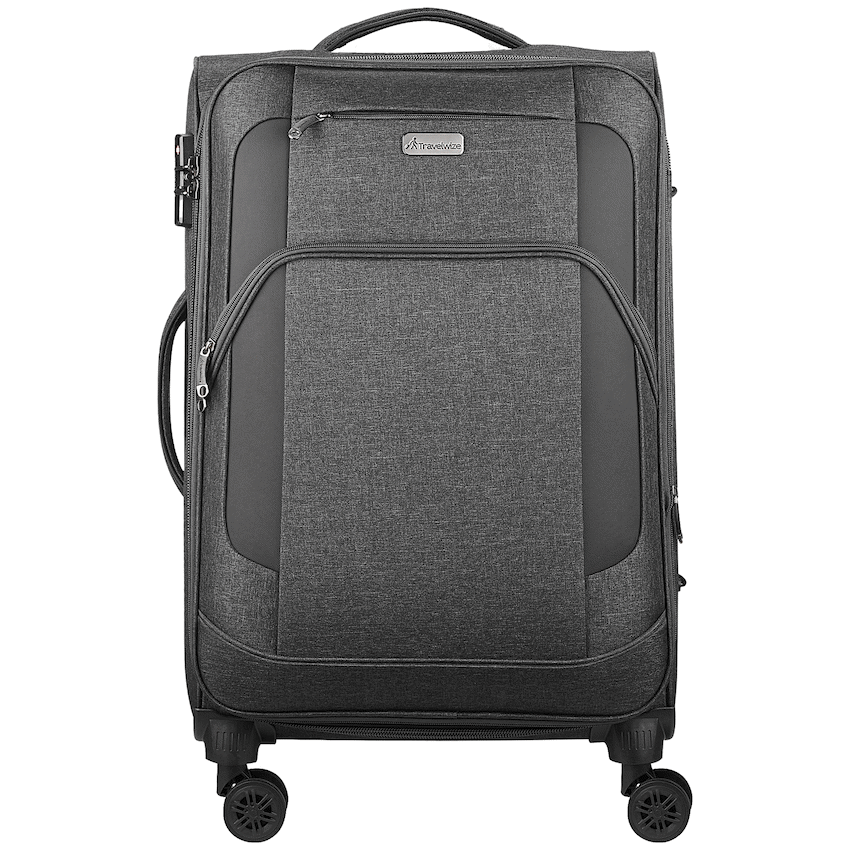 Travelwize Aurora 55cm 4-Wheel Spinner Trolley Case - Grey Melange